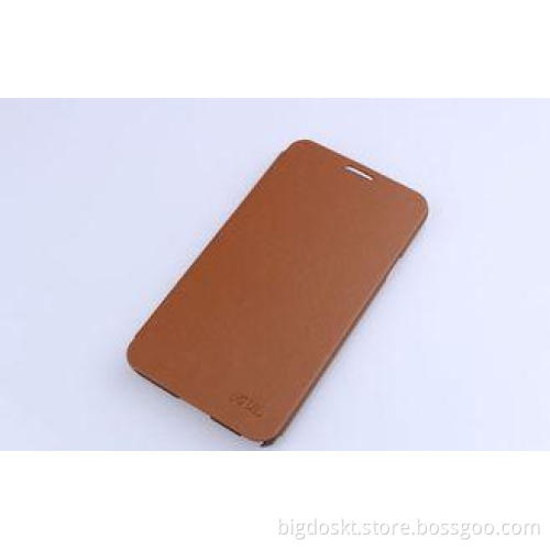 Slim Leather Mobile Phone Covers Coffee For Samsung I9000 W